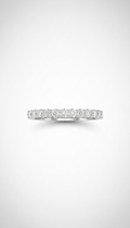 Platinum and Diamond Eternity Band