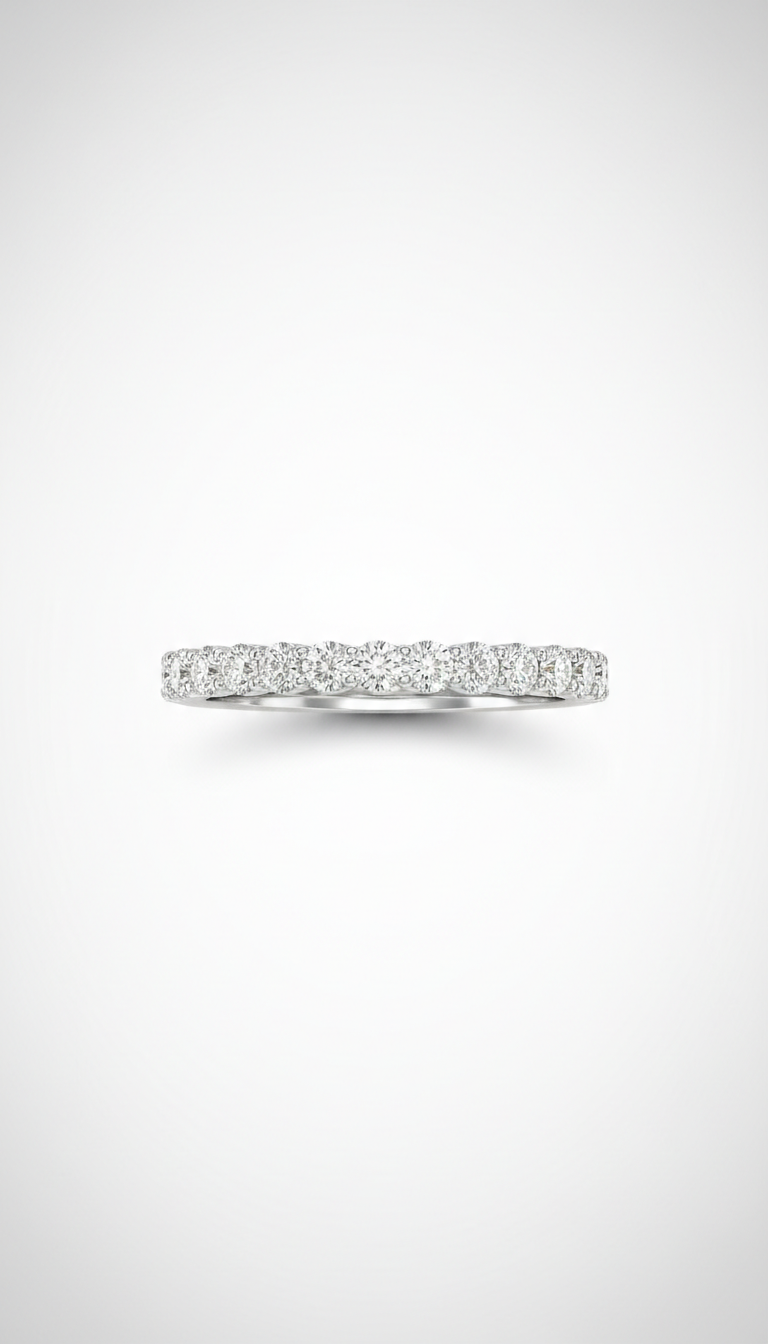 Platinum and Diamond Eternity Band